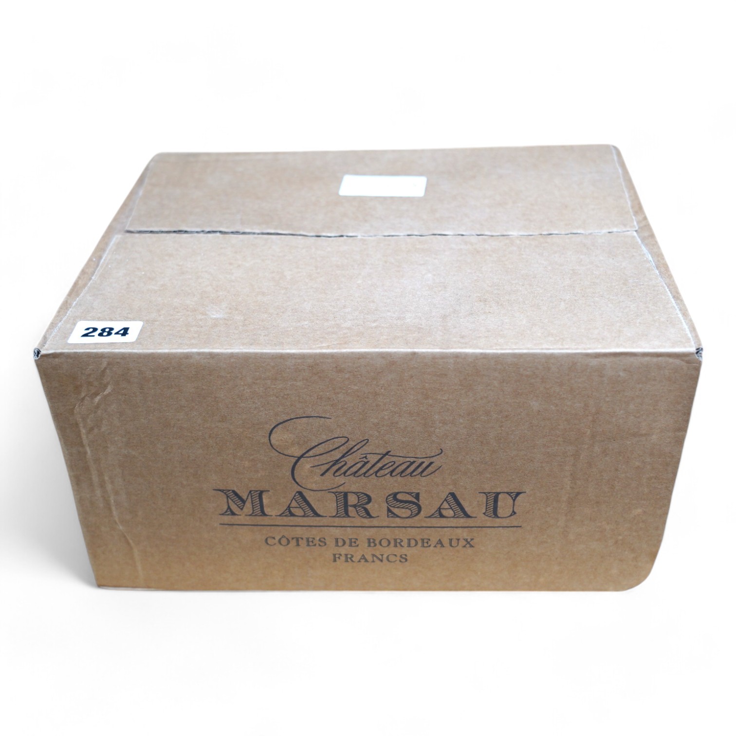 A sealed case of six bottles of Chateau Marsau, 2010. Condition - good